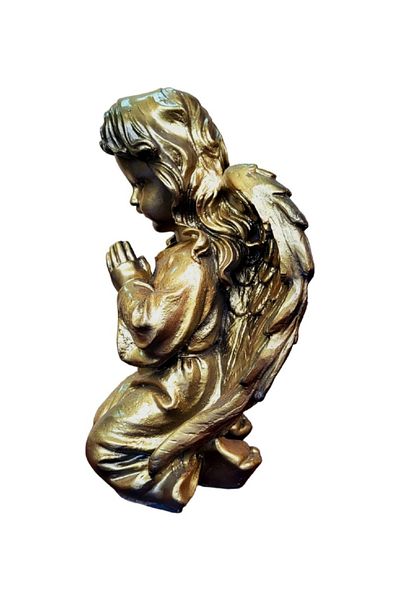 BV Decorative statuette, Angel, Gold, 33 cm, DVAN0704-9P