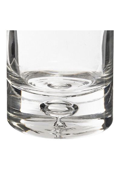 Atmosphera Sleek and Modern Design Cylindrical Glass Vase Clear 23.5cm