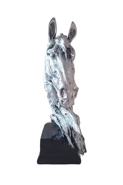 BV Statuetă decorativă, Cal, Argint, 41 cm, BL551L