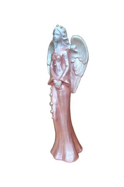BV Decorative statuette, Angel, Pink, 33 cm, DVAN0045-2G