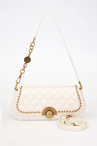Levidor Premium Fan Lock Detail Bag Cream