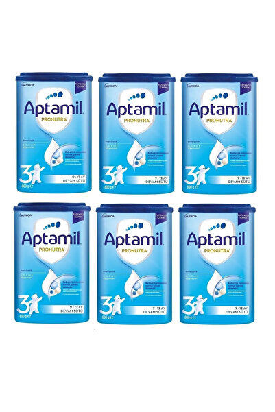 Aptamil 3 Numara Yeni 800 GR 6`lı Avantaj Paketi (4800GR)
