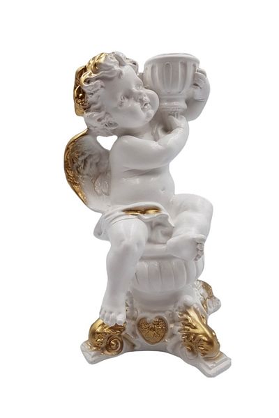 BV Decorative statuette, Angel, White, 23 cm, DV101-22Z