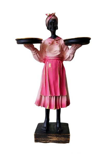 BV Decorative statuette, Africa, Pink, 30 cm, DVCM16R