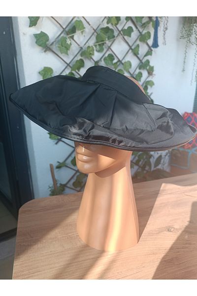 Blotch Black Visor Visor Women's Beach Hat