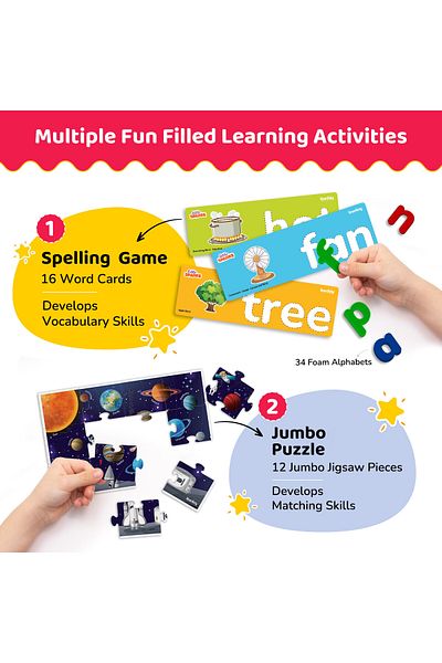 Smartivity Smart Play Box for Kids 4+ Years | 5-in-1 Learning Activity Kit | Educational Montessori
