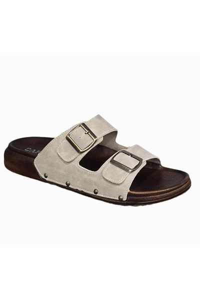 Koray Shoes Summer Men's Double Buckle Adjustable Casual Slippers