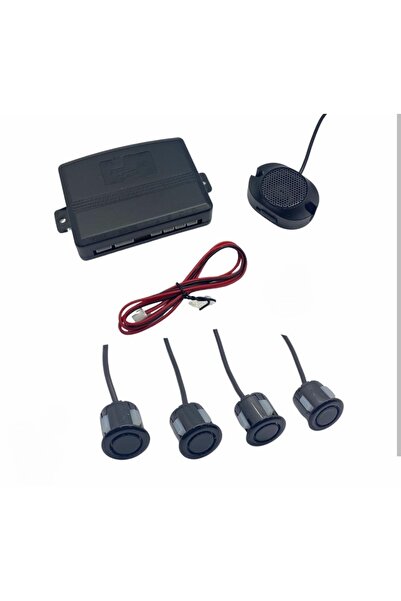 MAKQ Akıllı Araç Park sensörü Ses Uyarılı Park Etme Sistemi bip bip Uyarılı 18.5mm siyah göz