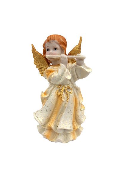 BV Decorative angel with musical instrument, 18 cm, 269C1X-1