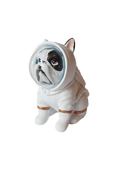 BV Decorative statuette, Astronaut dog, 9 cm, DY2182-6A