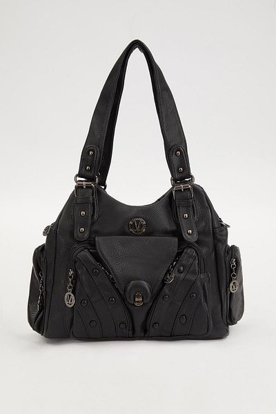 Levidor Premium Belt Strap Shoulder Bag Black