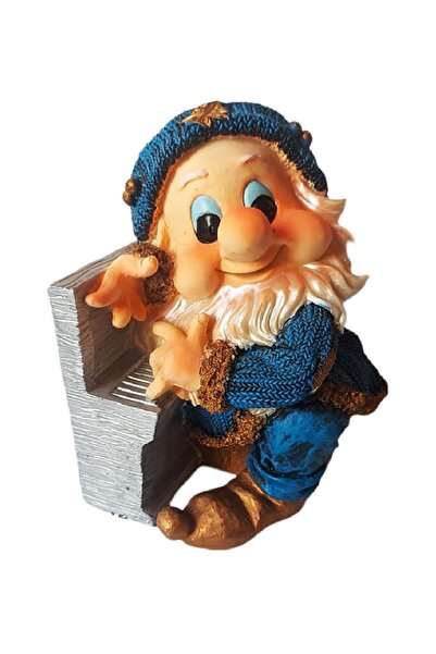 BV Figurină decorativă Pitic cu pian, Roșu, 21 cm, 356325DV-1