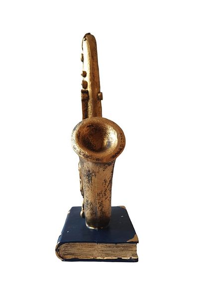 BV Decorative statuette, Saxophone, Gold, 29 cm, LY-030L