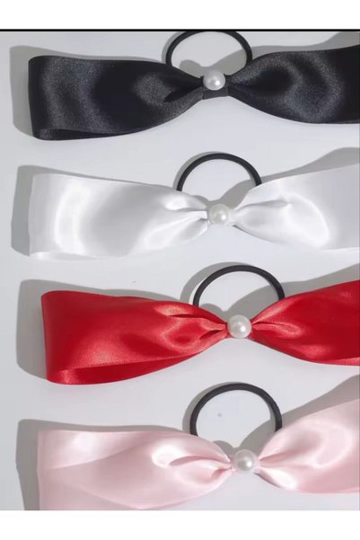 Generic Brand Cataramă din satin cu detalii perlate pentru a-ți completa eleganța