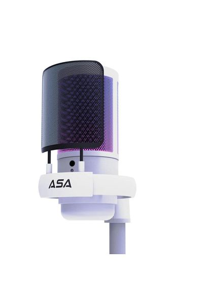 ASA SQUADCAST MICROPHONE WHITE