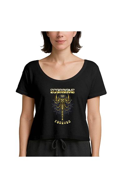 Z zepplin Scorpions Forever Women's Black T-Shirt