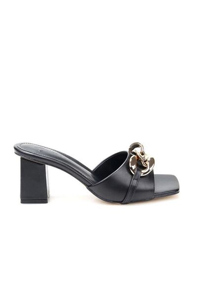 PİSAGOR Pythagoras Ps-32460 6 cm Heeled Women's Slippers