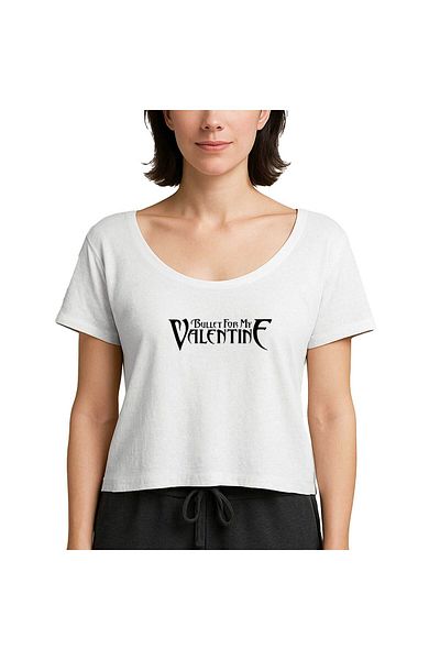 Z zepplin Bullet for My Valentine Logo White Women's T-Shirt