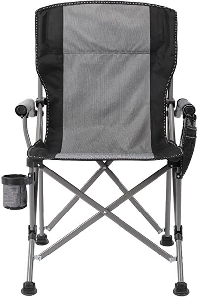rexa كرسي قابل للطي من هوتمان، سعة كبيرة، جيب جانبي للتخزين، فناء، حديقة، كرس...