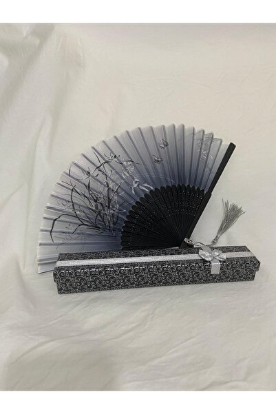 Andante Yelpaze Bambu Artık Özel Kutusunda Hediyelik