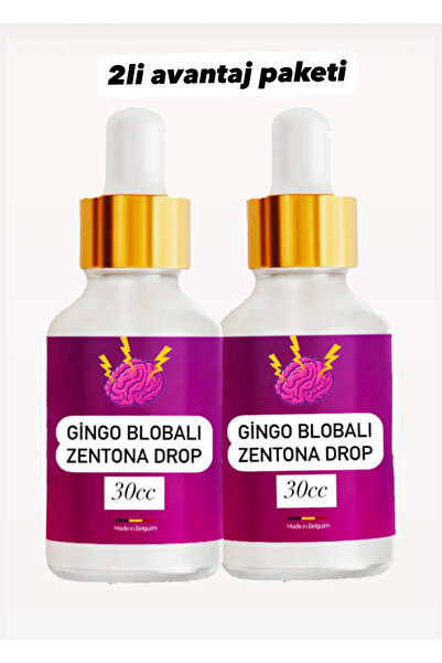 Zentoni Zentona Gingo Blobalı 30ml Damla Drop 2li paket