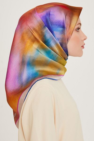 Armine Twill Silk Scarf 9233-06t