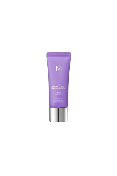 Missha BB Cream cu acoperire mare, nuanța #21 Light Beige, SPF50+, Missha, 20 ml