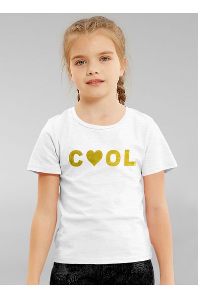 LAUREN SMITH Kids Girls Short Sleeved Tee with Cute Print 100 percent Cotton