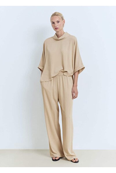 MANGO Woman Oversize dökümlü bluz