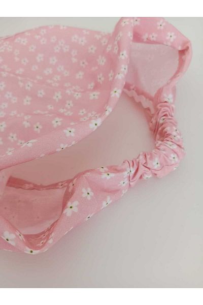 Mufincollection Special Patterned Floral Pink Bandana – Handmade Vintage Style