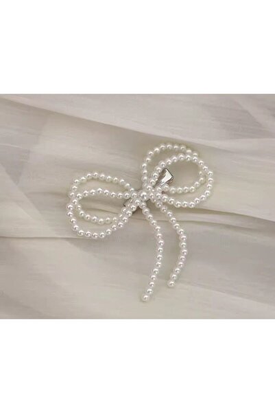 Shiklik MODA Κομψή γυναικεία αγκράφα με λεπτομέρεια από πέρλες και φιόγκο