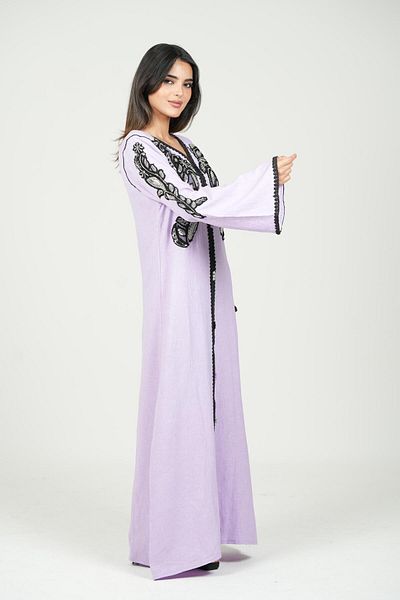 al bent al sharqieh Modern embroidery jalabiya, luxurious embroidered women's jalabiya dress