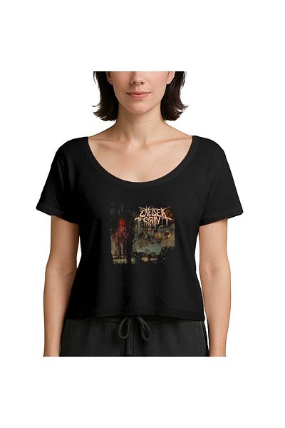 Z zepplin Chelsea Grin Suffer in Hell Black Women's T-Shirt