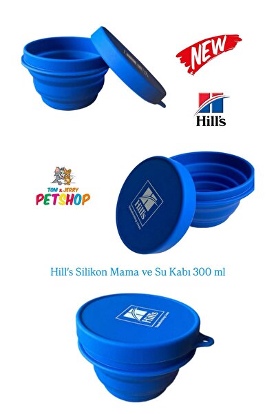 Hill's TOM&JERRYPETSHOP-Hill′s Silikon Mama ve Su Kabı 300 ml (Taşınabilir/Ka...