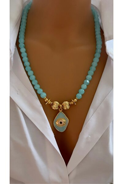 Nevaa Still Cam boncuk göz yaz tasarım çoklu kolye