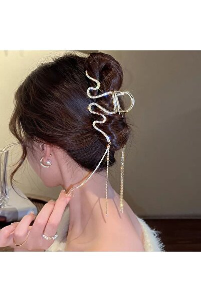 Shiklik MODA Αποκτήστε στυλ με την κομψή vintage μεταλλική φουρκέτα με φούντες