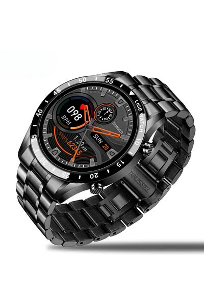 LUDORA Ceas Smart Inteligent LIGE by LUDORA®, 1 "28", HD Full Touch, Rezistent Apa, Curea Metalica