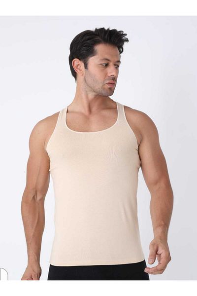 Montazah Men's Skin Color Ghost Singlet