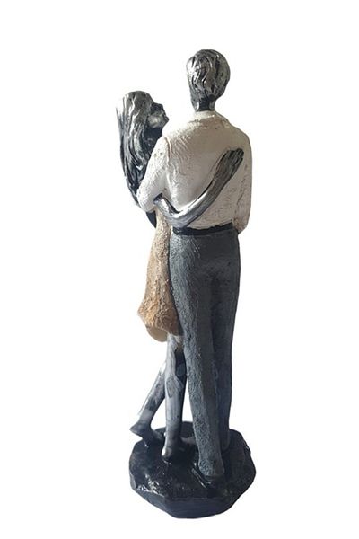 BV Decorative statuette, Couple in Love, Multicolor, 21 cm, GXL010