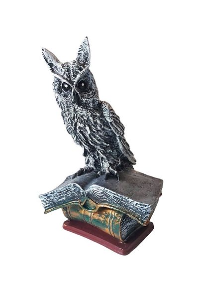 BV Decorative statuette in the shape of an Owl on a book, 29 cm, 356316DV