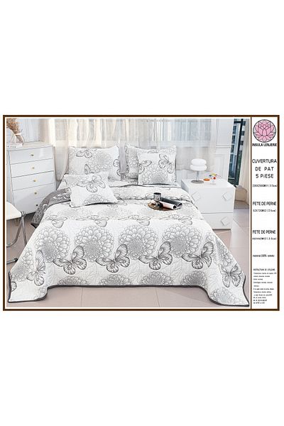 FIONNA.RO 5 Piece Quilt 2 Girls Cotton