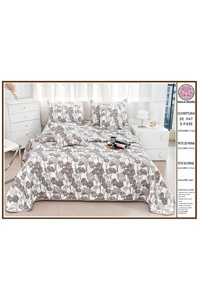 FIONNA.RO 5 Piece Quilt 2 Girls Cotton