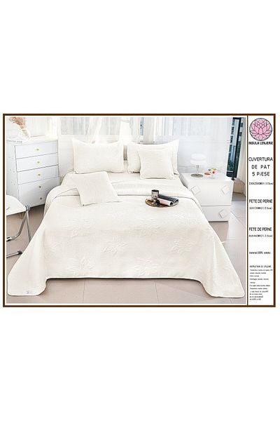 FIONNA.RO 5 Piece Quilt 2 Girls Cotton