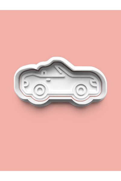 AKTASTORE قالب بسكويت السيارة الرياضية وقالب عجينة السكر
