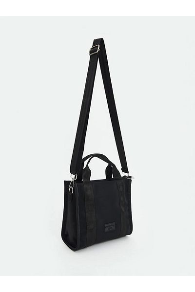 LC Waikiki Lcw Accessories Women's Black Shoulder Bag with Detachable Strap
