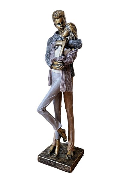 BV Decorative statuette, Couple in Love, Multicolor, 34 cm, DVH028
