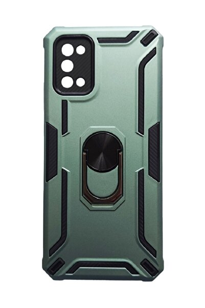 BV Husă de telefon pentru Samsung Galaxy A03s (Powerful) cu inel și placă met...