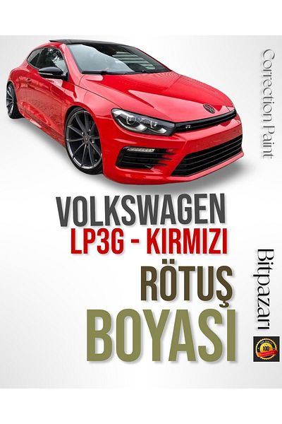 Flea Market Schirocco, Polo, T-Roc - Lp3G Red - Professional Touch up Paint - Stone Mark and Scratch Remover