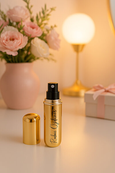 EratCo Kişiye Özel Mini Parfüm Şişesi Doldurulabilir İsme Özel Mini Parfüm Şişesi