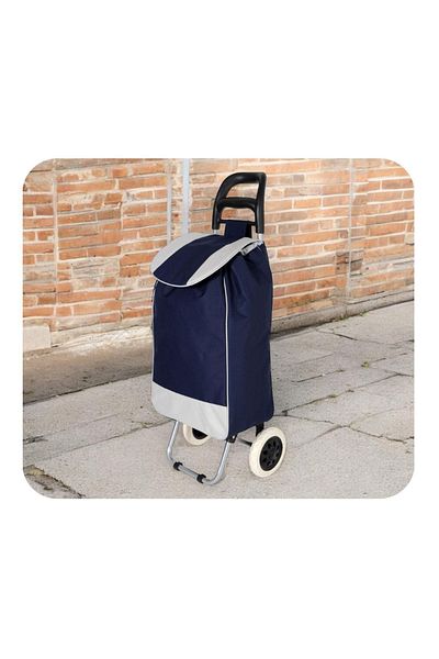 TrentonGCC Multifunctional Shopping Trolley | Foldable Design, Waterproof Fabric, Large Wheels